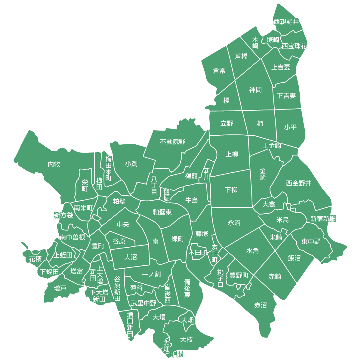 対応エリア春日部市